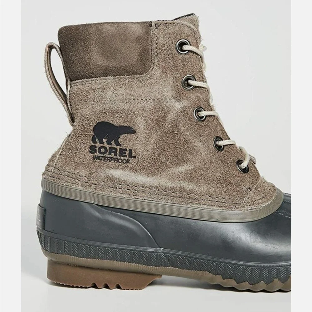 Sorel Men's Cheyanne II Waterproof Duck Boots in Major/Coal - Sz 14